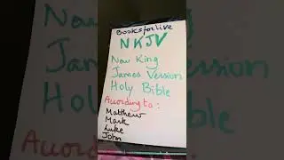 NEW KING JAMES VERSION BIBLE @IslamTheUltimatePeace WHAT ISLAM SAYS ABOUT JESUS Book Review # 005