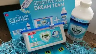РАСПАКОВКА Sensitive Skin Dream Team для тестирования | Капсулы для стирки Fairy Non Bio | Savvy Circle