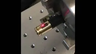 Rotary Fiber Laser Engraver Etching Bullets & Cartridges #Shorts