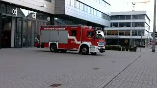 Berufsfeuerwehr Mannheim und Christoph 53 an der Berufsfeuerwehr