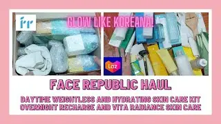FACE REPUBLIC HAUL DAYTIME WEIGHTLESS AND HYDRATING KIT OVERNIGHT RECHARGE AND VITA RADIANCE SET