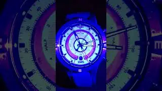 Timex Tide Temp Compass Watch Lume Check.