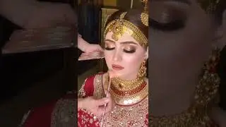 Traditional Pakistani Bridal  jewelry And Makeup 💄#shorts #bridal #jewelry #makeup