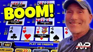 Triple Double!! 🔥🔥🔥Jackpot 2025!! 😆Wideo Poker w Beau Rivage Casino🤑