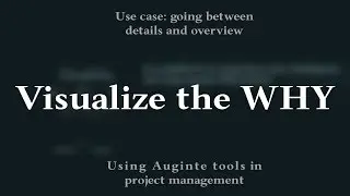 Visualize the WHY: Using Auginte in project management: Task hierarchy example