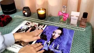 Cozy Magazine Page Turning ASMR 🍂🕯️📖🍵 #pageturning #asmr