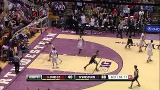 Abrahamson Sinks a Crazy Three to Beat The Buzzer
