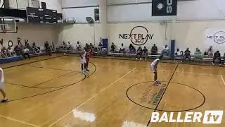 Jahmeir Henderson (red) jersey #1 / Reed shepherd #15 (white) Jah 27 points 8 rebounds .