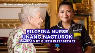 Pinay Nurse May Parsons - Queen Elizabeth II gave George Cross Award for administering first UK vax