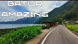 Jalan jalan di batur bali