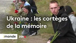 Ukraine : les hommages émouvants de la population rendus à ses soldats