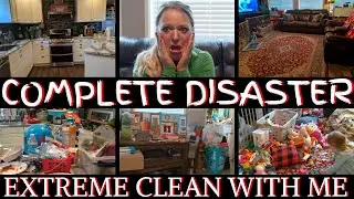 Extreme Cleaning Motivation | Two Day Clean with Me | Complete Disaster | Clean & Organize with Me