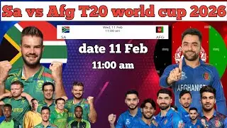 South Africa vs Afghanistan T20 world cup 2026 Playing 11 sa Vs Afg 