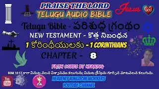 1 కోరింథీయులకు - 1 Corinthians// CH: 8 IN TELUGU AUDIO BIBLE
