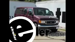 etrailer | Installing the Curt Front Mount Trailer Hitch Receiver on your 2005 Ford Van