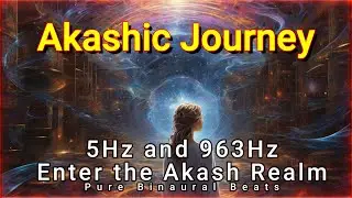 Connect to the Akashic Field & Enter the Akashic Records | 5Hz and 963Hz Pure Binaural Beats