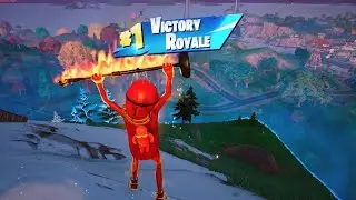 *NEW* CHAMOY MASK ON BIG DILL SKIN IN FORTNITE PS5 + A VICTORY ROYALE WIN! (SOLO)