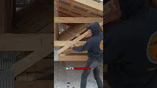 Improper bracing can be a cause of roof failure.