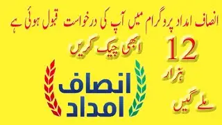 Insaf Imdad Program To Register In To Insaf Imdad Program