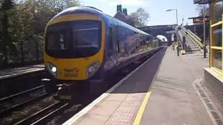 First Trans Pennine Express 185142 at Hunts Cross
