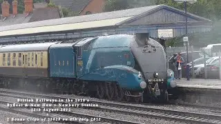BR in the 2010s Byfleet & New Haw + Newbury Station on 15th August 2012 + VSOE in July 2012