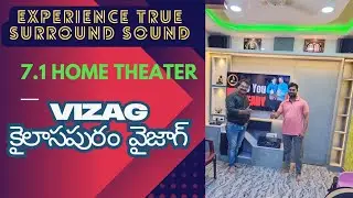 7.1 Home Theater Setup in Vizag Kailasapuram #hometheater