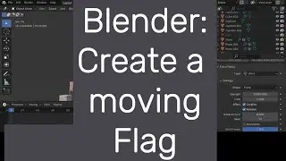 Make a Waving Flag Animation in Blender (EASY TUTORIAL)