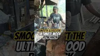 Smooth & Fast The Ultimate Wood Row Hack #wood #woodworking #automobile #videoviral#2026