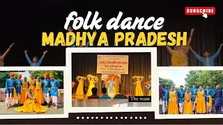 MP Folk Dance | College Cultural Group Performance #danceshorts #groupdance #folkdance 