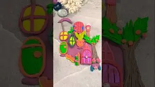 Clayart/clay house 🏠 #youtubeshorts #diy #artscraft #shortvideo #shortsfeed #art #craftideas #clay