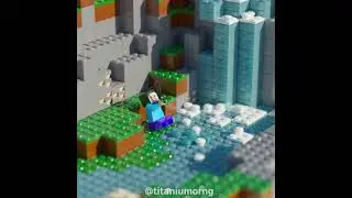 Lego Fishing Video Minecraft #shorts