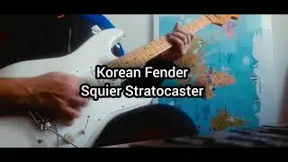 Korean Squier Stratocaster Demo