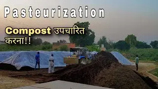 Long Method Compost बनाने का तरीका ! Pasteurization process !! Rural Story, Mushroom Farming