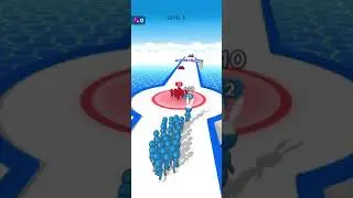NOOB vs PRO vs HACKER in Crowd Battle 3D level 5