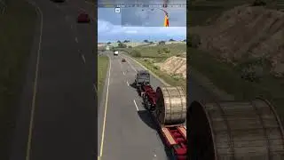🛣️ As&iacute; se transporta una Bobina Gigante | ATS Realista #shorts  #automobile #truckingsims #simulator