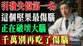 60歲後一定要注意！4種傷大腦的危險堅果VS 4種守護記憶的好堅果，醫生終於說清楚了！｜大腦健康｜失智預防 !