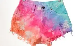 DIY Tie-Dye Shorts! |ElisabethBeauty1