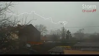 Orage Violent | Severe Hail Storm ► Lille (59) France | 03 January 2014 | HD