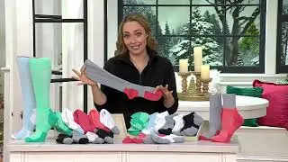Tommie Copper Set of 4 ErgoFit Ankle and OTC Socks on QVC