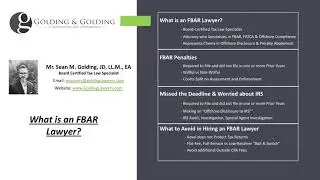 2021 FBAR Lawyers: Avoid Foreign Bank Account Penalties
