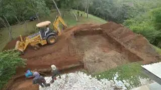 Hilltop Infinity Edge Pool Construction @ Canafistula, Tamarindo, Costa Rica