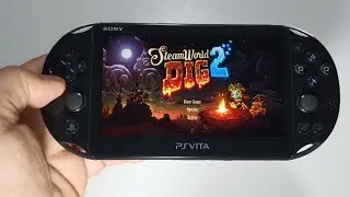 SteamWorld Dig 2  | PS Vita Slim handheld gameplay