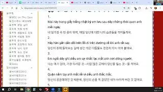 Ít thôi nhé, không nhiều – vì từng chiều thường hay đưa đón anh.