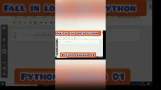Python day 01 #viral #trending #python