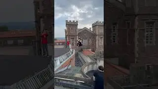 Scary roof flip 🤯 #parkour #freerunning #subscribe #scary