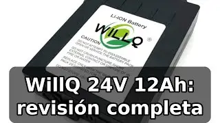 Análisis HONESTO de WILLQ Batería de Litio 24V 12Ah para Silla de Ruedas