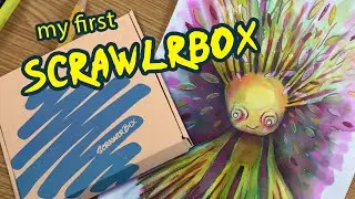 ScrawlrBox May 22, My first time! Beautiful color palette from Arleesha Yetzer. Love it!