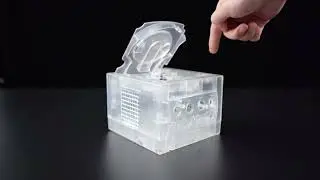Bitfunx Gamecube NGC Replacement Shell Transparent Case for Gamecub
