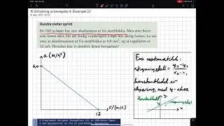 FY1 1E Simulering av bevegelse 4: Eksempel 22