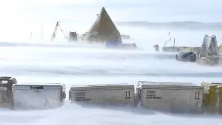 More katabatic winds in the Miller Range, Transantarctic mountains, Antarctica.